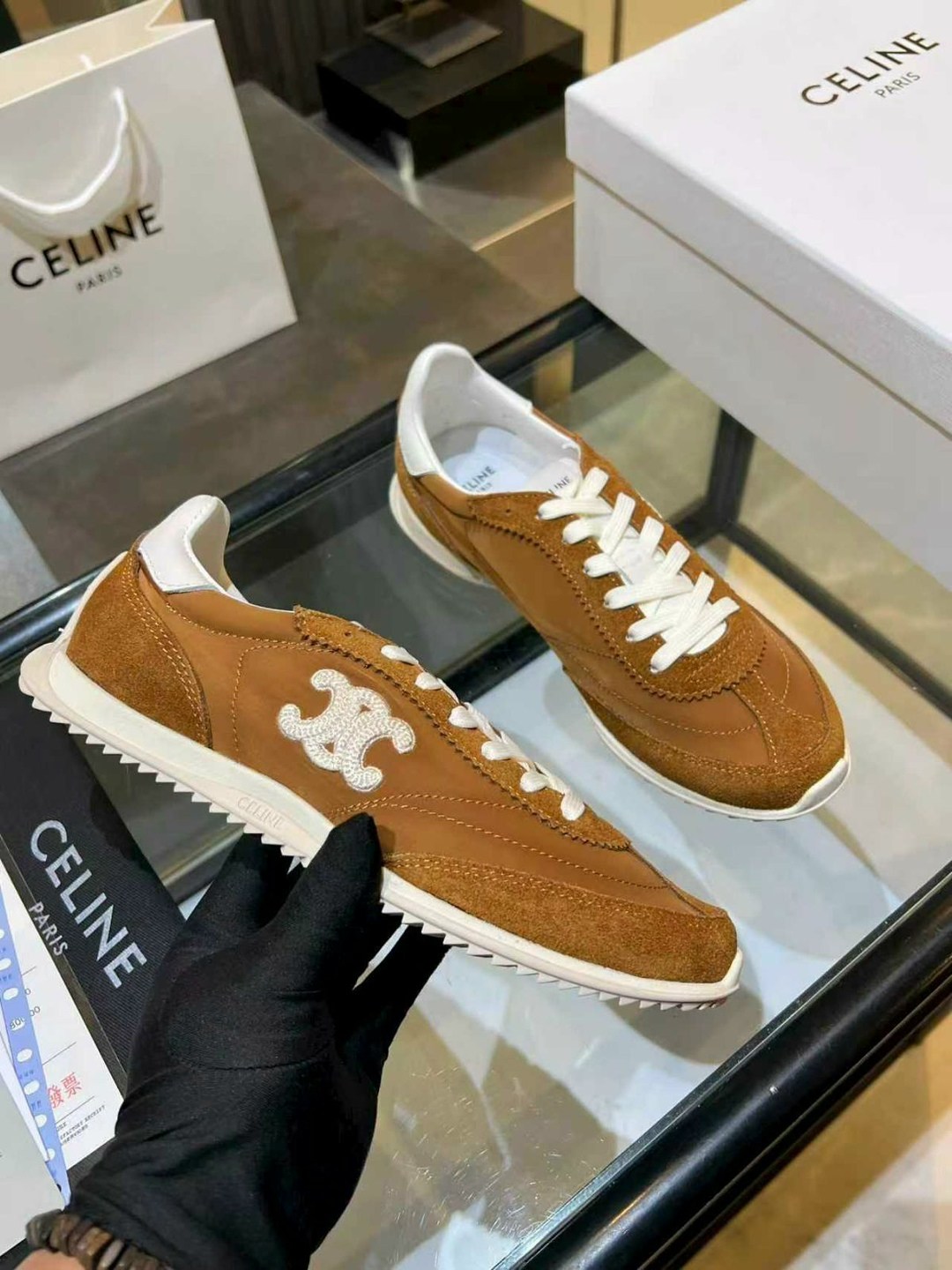 кроссовки celine,кроссовки женскиe,кроссовки loewe,,спортивная