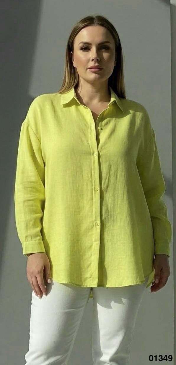 рубашка женская,рубашка льняная,льняная рубашка женская оверсайз,рубашка желтая,рубашка туника