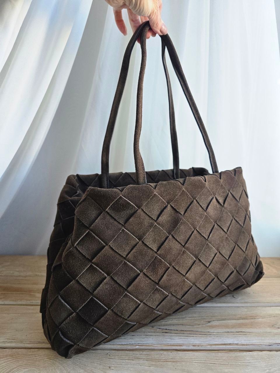 замшевая сумка,сумка женская bottega veneta,сумка bottega veneta,сумка bottega,плетеная сумка