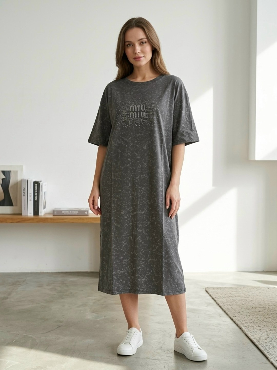 платье,трикотажное платье свободное,платье женское серое,прямое платье,трикотажное платье