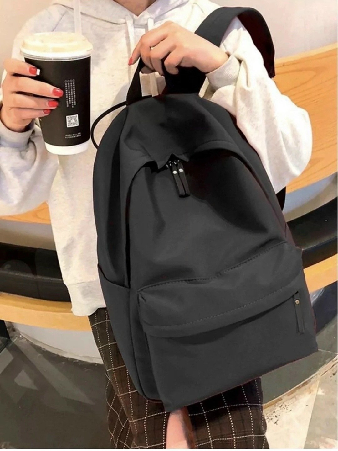 рюкзак женские школьный,рюкзак,рюкзаки вб,школьные рюкзаки,черный рюкзак