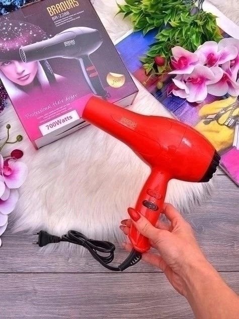 фен красный,профессиональный фен для волос,фен для волос профессиональный фен,красное черное,фен для волос braouas