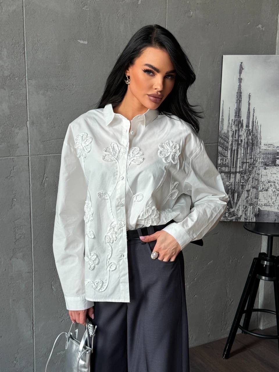 стильная блузка,блуза,блузка женская,женская блуза,комплект блуза и брюки прямого кроя из текстиля pur pur 11-059