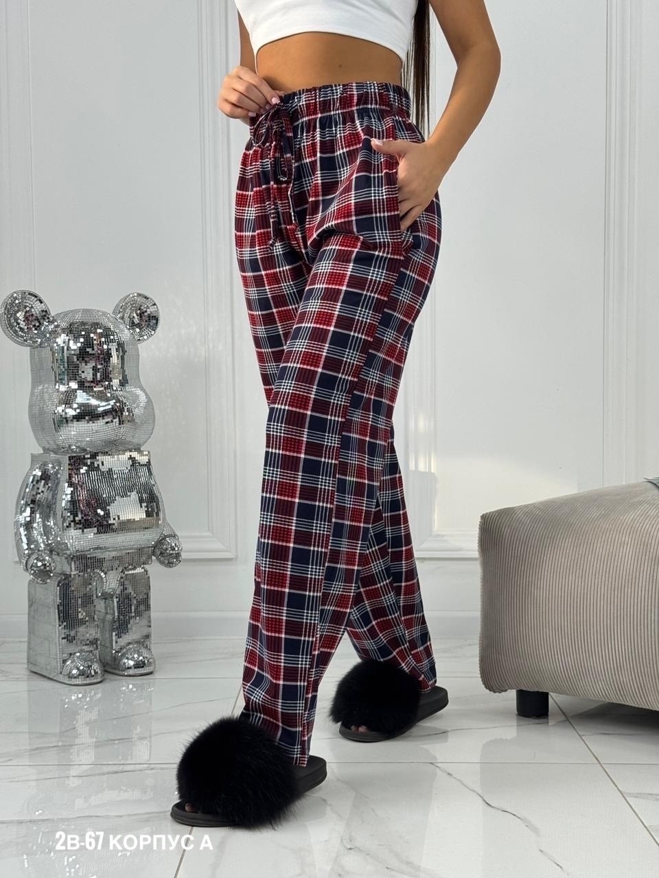 брюки женские в клетку,брюки в клетку,брюки для дома,брюки женские,домашние брюки