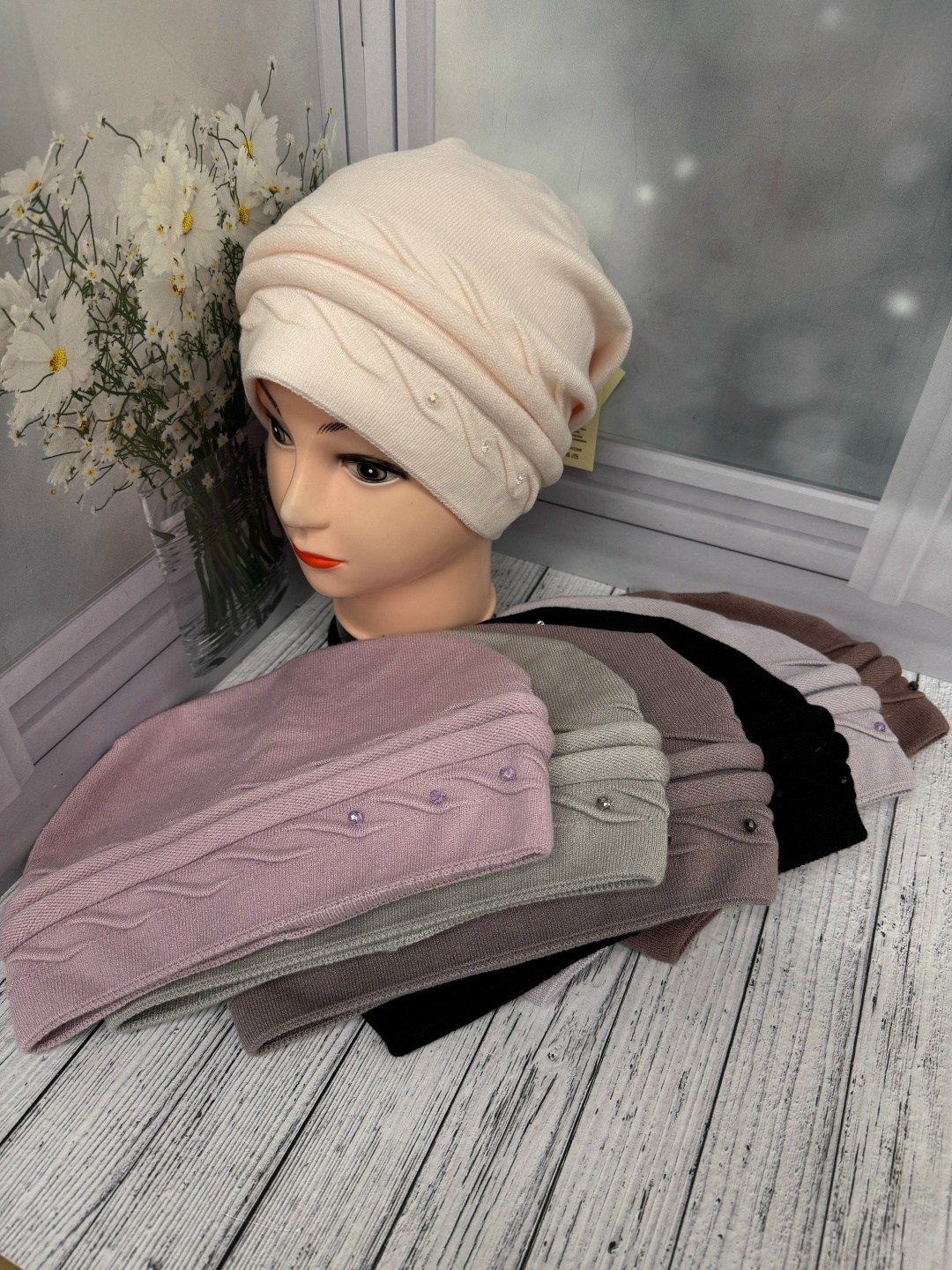 шапка для женщин,шапка женская,шапка платок,вязаная шапка женская,берет женский