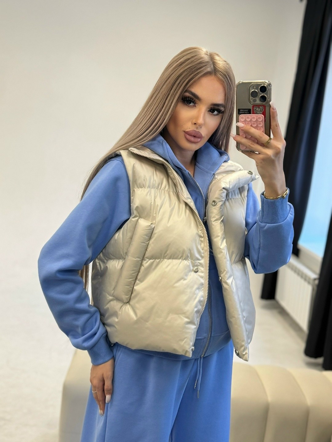 женская жилетка,женские жилеты,жилетка,жилетка двухсторонняя,стильная жилетка