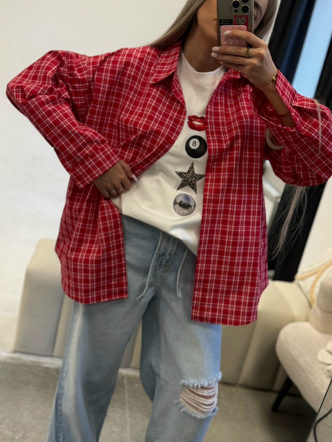 рубашка в клетку женская,рубашка в клетку оверсайз vizay,рубашка в клетку,рубашка в клетку оверсайз женская,рубашка в клетку оверсайз