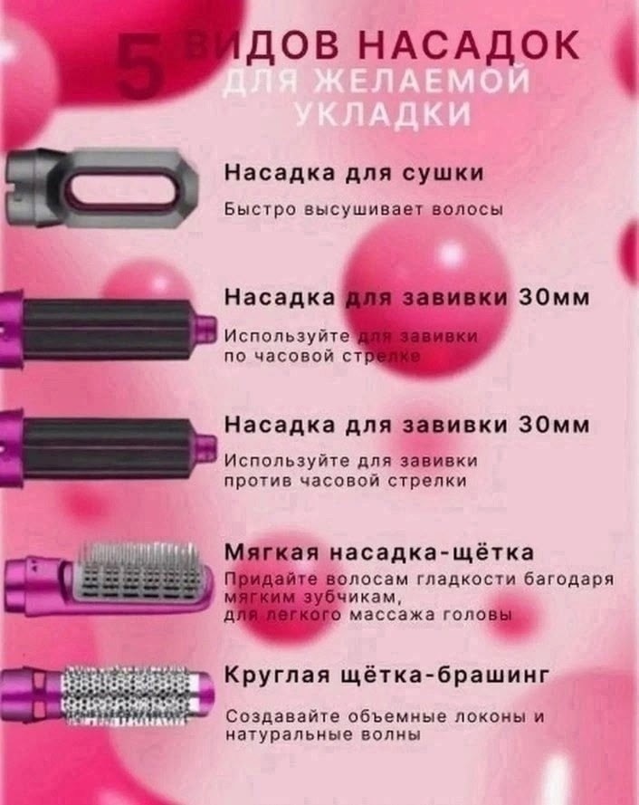 hot air styler 5 в 1,мультистайлер hot air styler 5 в 1,стайлер для волос hot air styler 5 в 1,фен стайлер bereke-kz hot air styler tp-5+1,фен стайлер 5 в 1