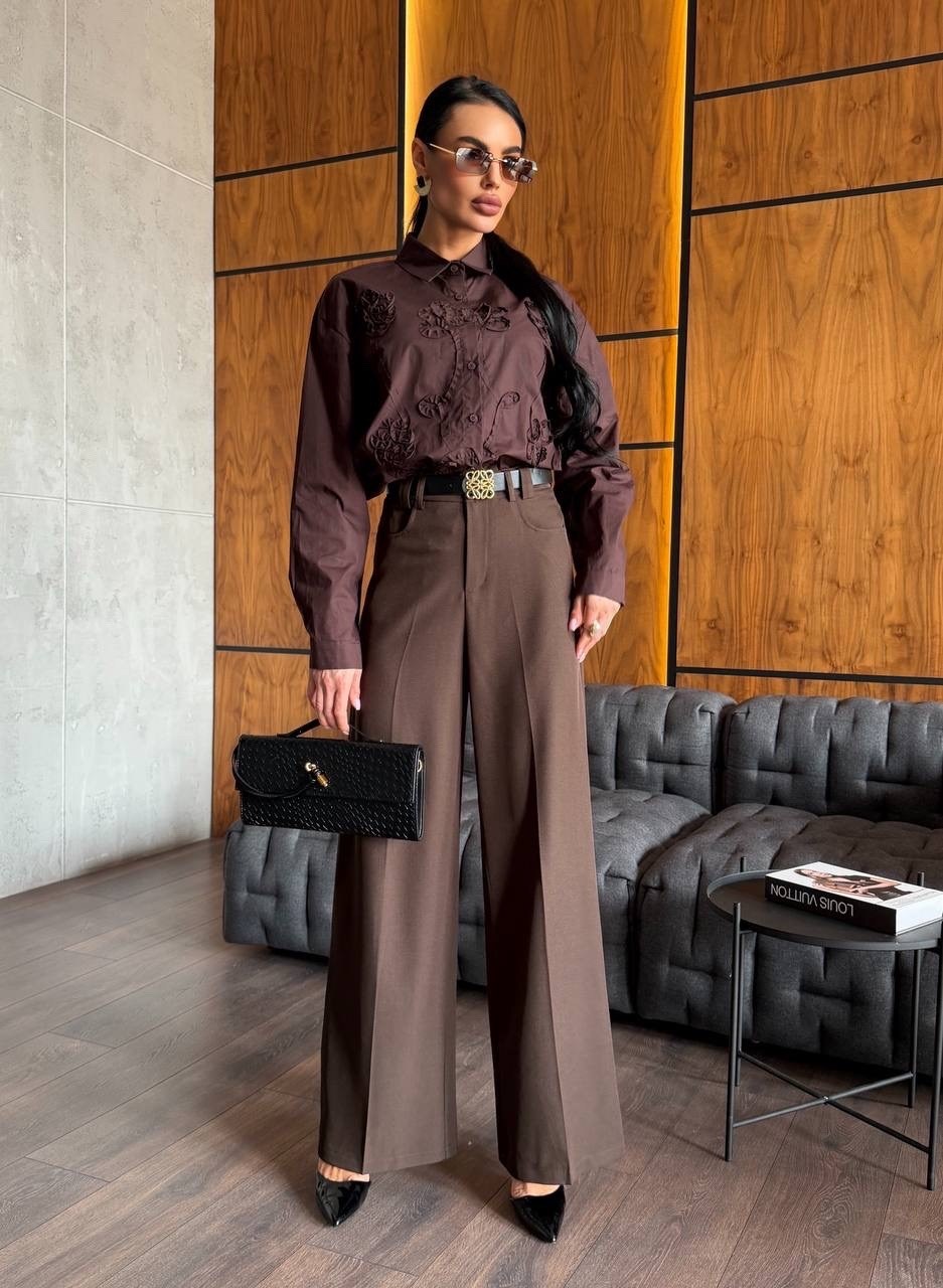 образ с брюками палаццо,классические брюки,блузка к брюкам палаццо,брюки палаццо женские,брюки палаццо