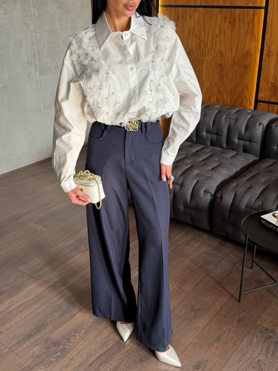 блуза,классические брюки,женская блуза,широкие брюки,брюки модные