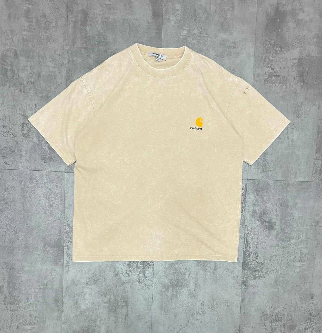 футболка carhartt,мужская футболка carhartt wip бежевый,carhartt одежда,футболка мужская carhartt,футболка carhartt wip