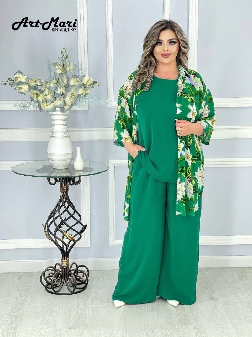 нарядный брючный костюм, больших размеров,женские костюмы,женские костюмы больших размеров,женский брючный костюм