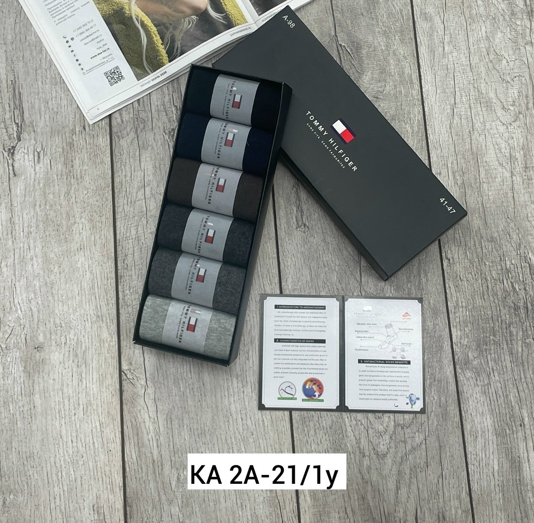 мужские носки 6 пар в коробке,комплект носков tommy hilfiger 6 пар,носки мужские набор,комплект носки мужские,мужской набор носков