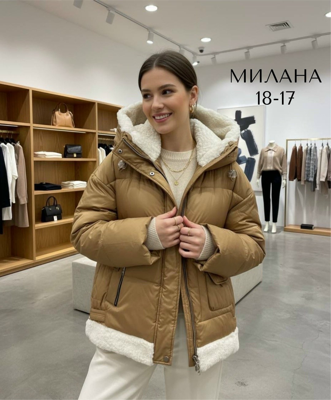 женская куртка, куртки женские, куртки,женская зимняя куртка,куртка женская pdonna 8023792 бежевая 56 ru