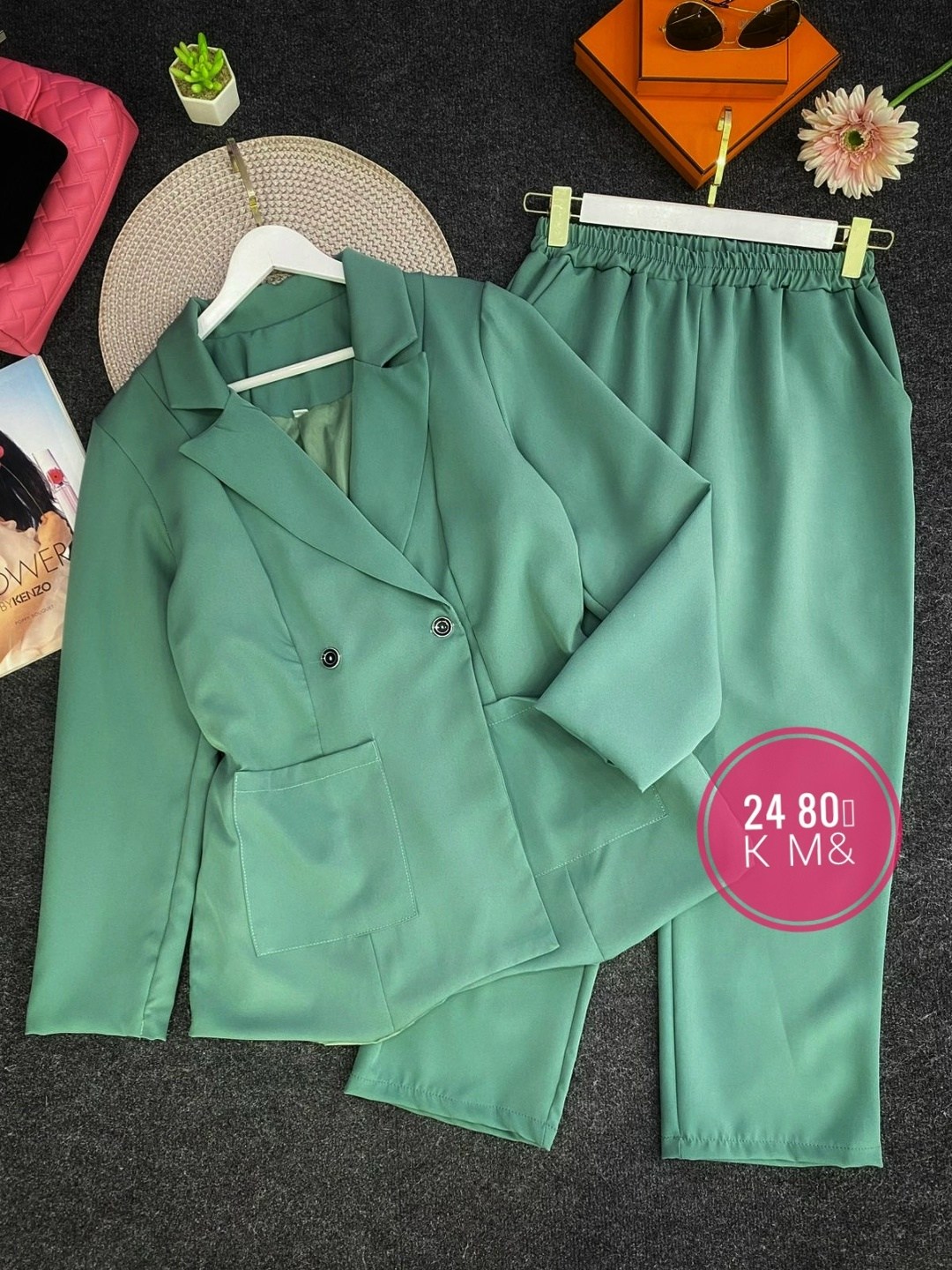 брючный костюм белэльстиль 785/596 мята,брючный костюм белэльстиль 785+596 мята,брючные костюмы женские,костюм брючный летний,женские костюмы