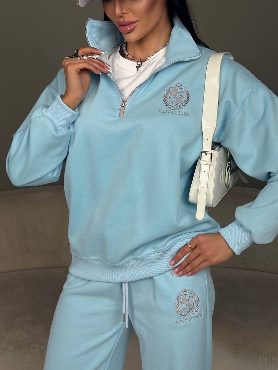 костюм спортивный,спортивный костюм женский на флисе,спортивный костюм женский,костюм спортивный брючный на молнии ос им хаим,женские костюмы