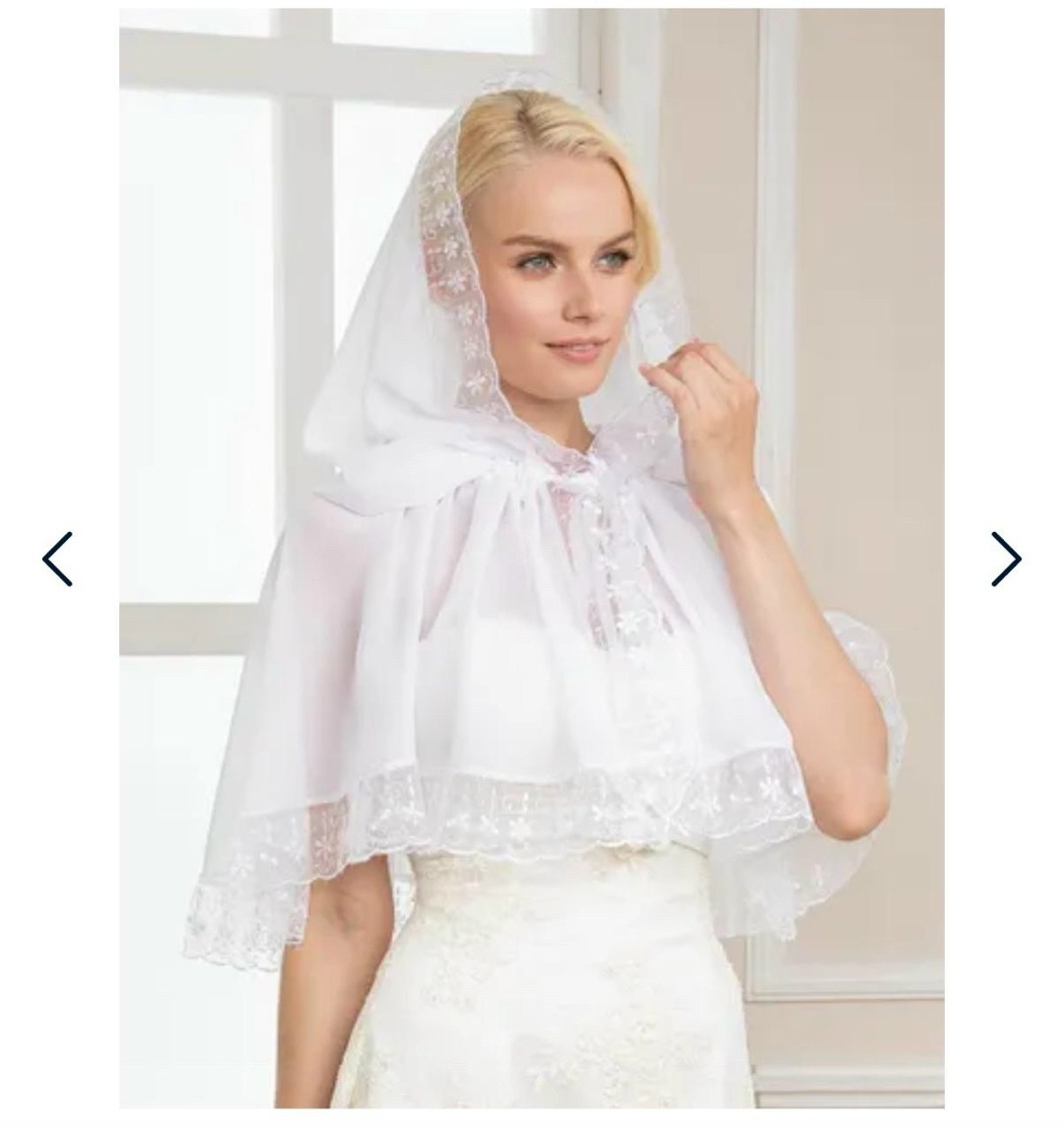 накидка для венчания с капюшоном,платок для венчания,палантин для венчания,накидка для венчания,платок для венчания мастерская покров