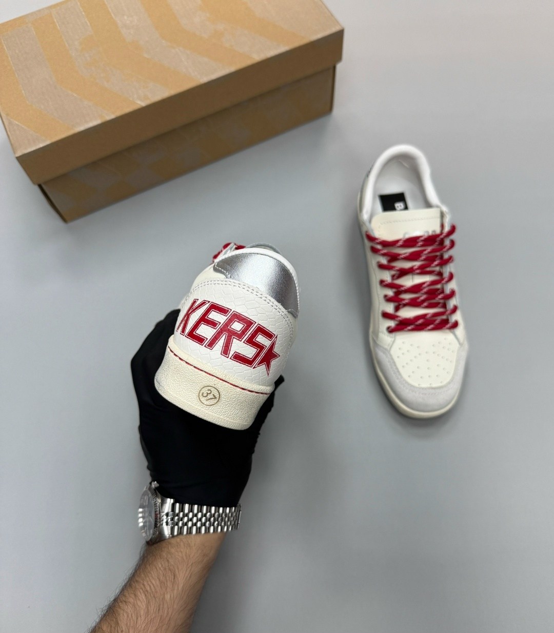 кроссовки golden goose ball-star low белый красный,кроссовки golden goose,кеды golden goose "ball star" красные,кроссовки golden goose ball star,кеды golden goose