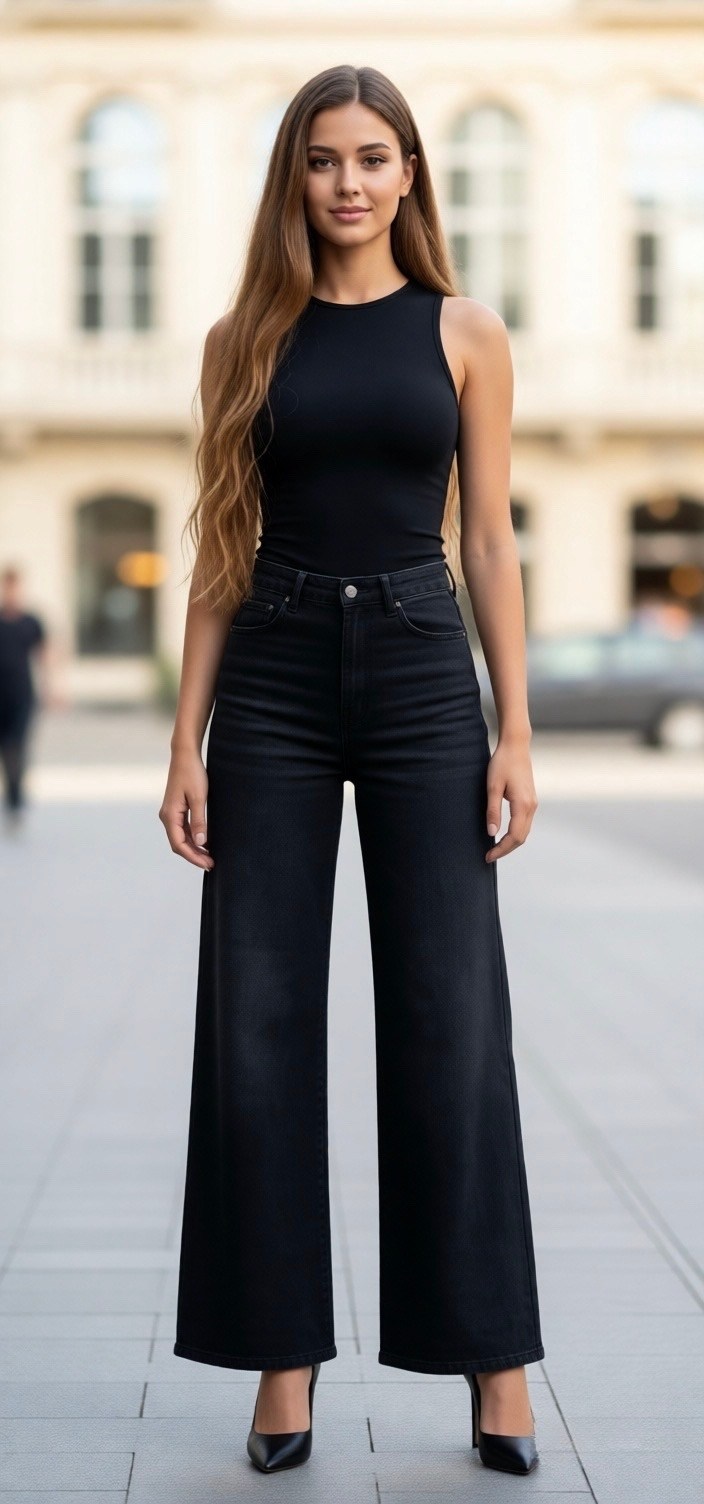 серые джинсы широкие,широкие джинсы,джинсы палаццо,джинсы женские,брюки джинсы