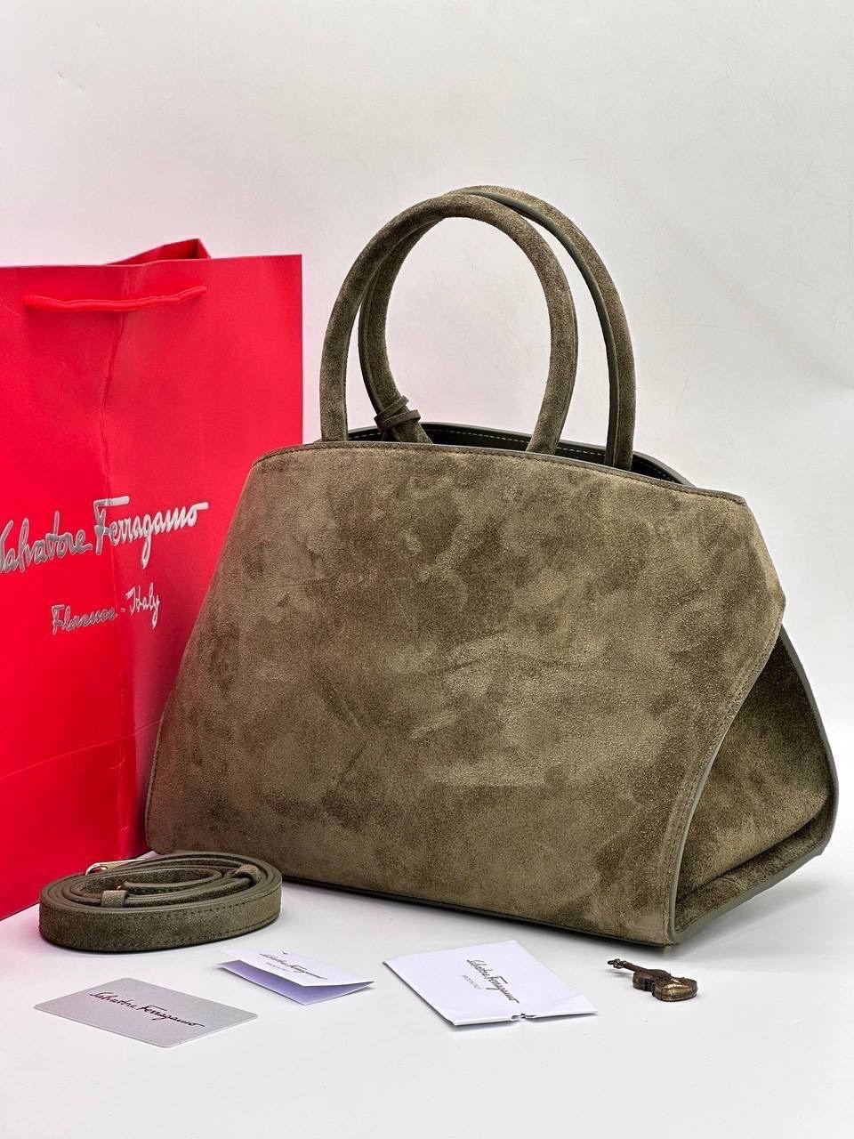 сумка женская натуральная замша,сумка ferragamo,сумка salvatore ferragamo,сумки женские брендовые,сумка женская