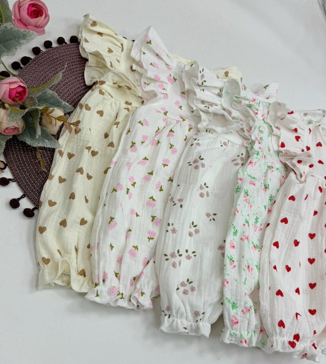 песочник из муслина,одежда для новорожденного,комбинезон детский,боди для малыша,одежда для младенцев