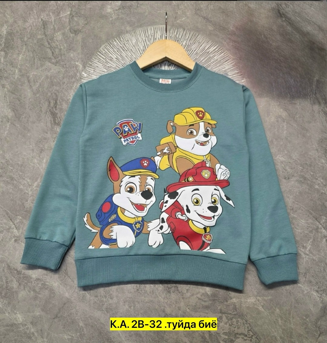 детская кофта,cвитшот для мальчика,свитшот щенячий патруль,толстовка кофта,джемпер детский