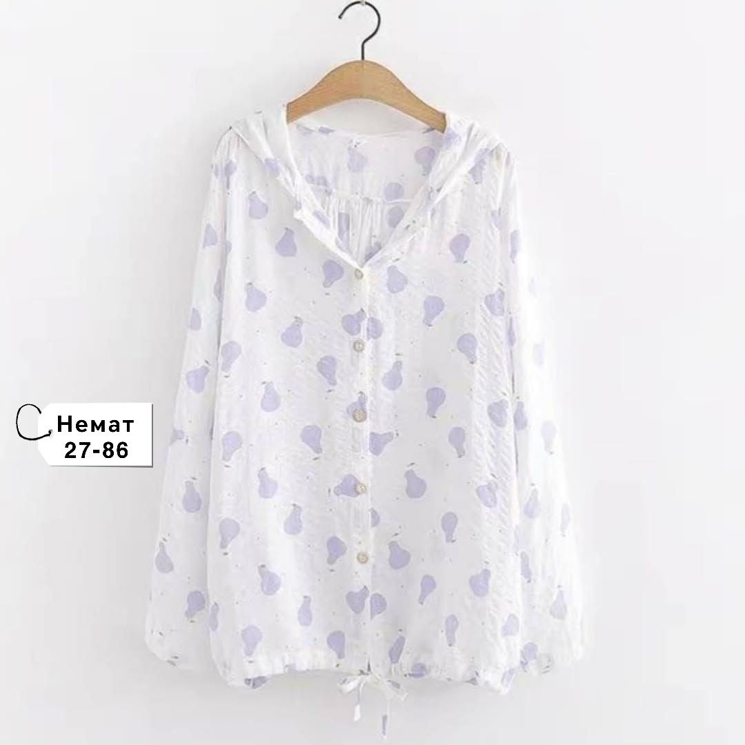 рубашка с капюшоном женская летняя,рубашка женская,рубашка с капюшоном,шифоновая рубашка,блузка с принтом