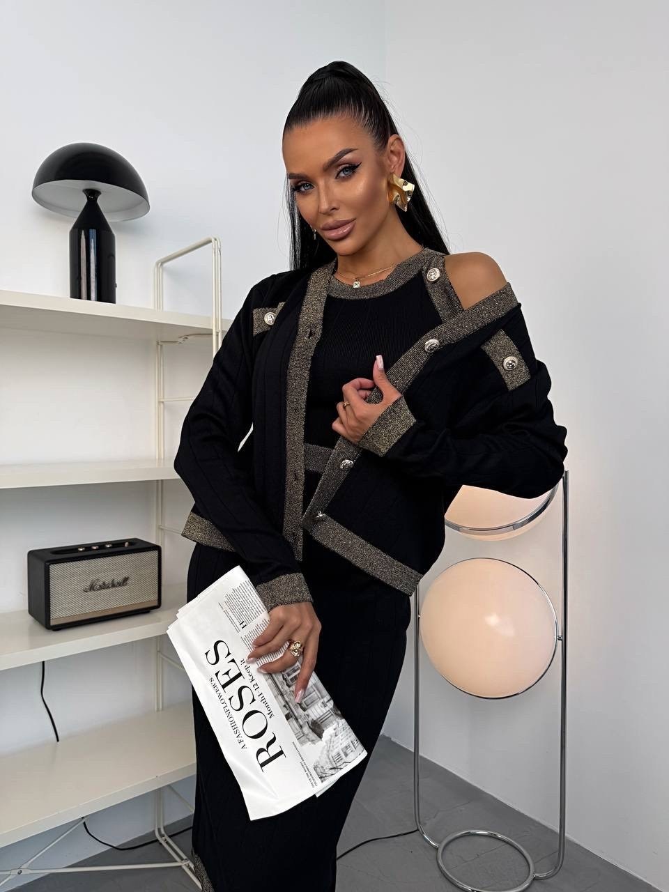 костюм двойка кардиган,стильные костюмы,кофта кардиган,костюм с платьем,костюм женский платье