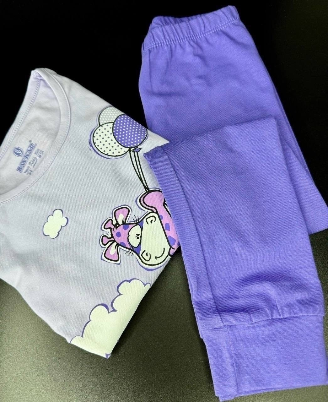 пижама для девочек,пижама детская,пижама,пижама детская сиреневая,пижама для малыша