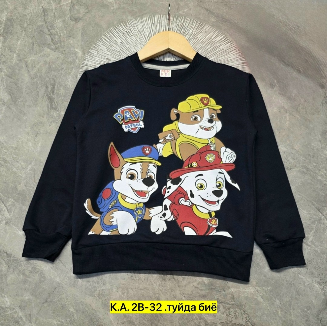 детская кофта,cвитшот для мальчика,свитшот щенячий патруль,толстовка кофта,джемпер детский
