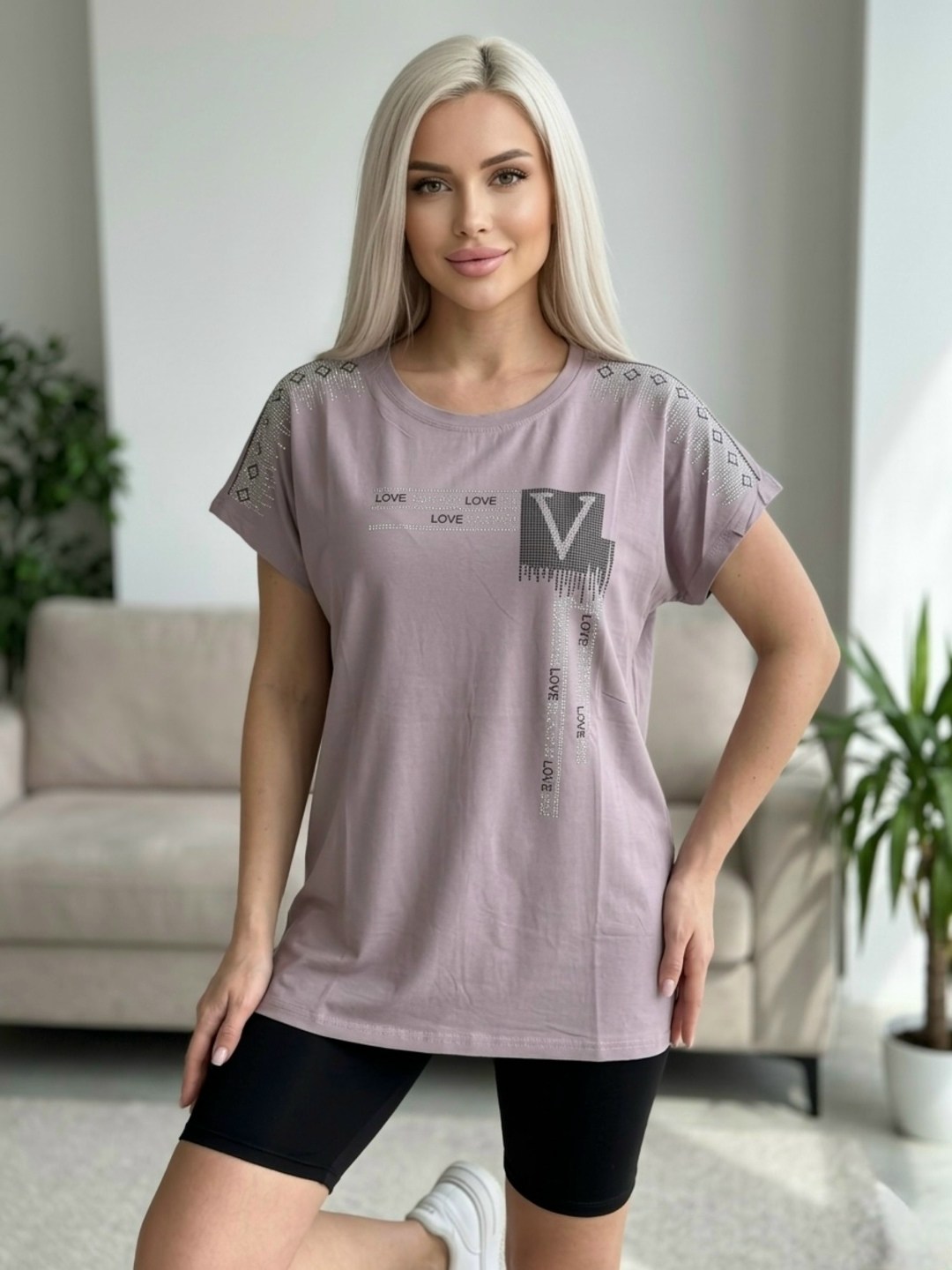 футболки женская оверсайз,женская футболка,женская футболка больших размеров,футболка оверсайз со стразам,футболка со стразами