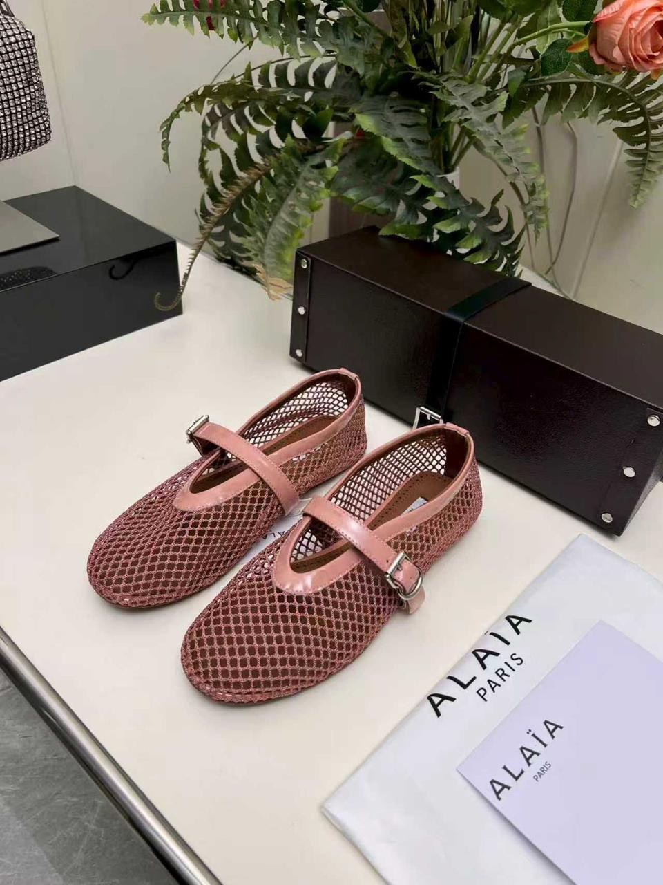 балетки alaia,,балетки кожаные,модная женская ,сандалии alaia