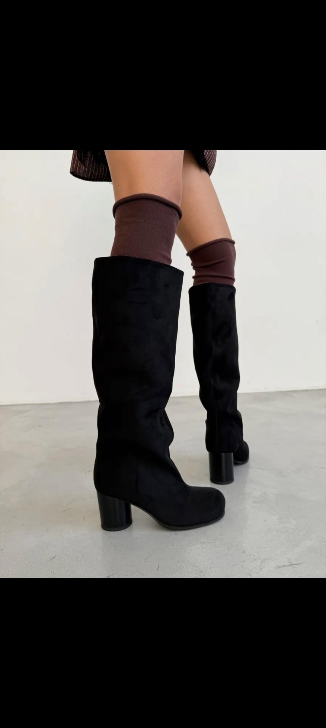 замшевые сапоги,замшевые ботфорты,замшевые сапоги на каблуке,сапоги ботфорты,ботфорты демисезонные замшевые чулки на каблуке lux