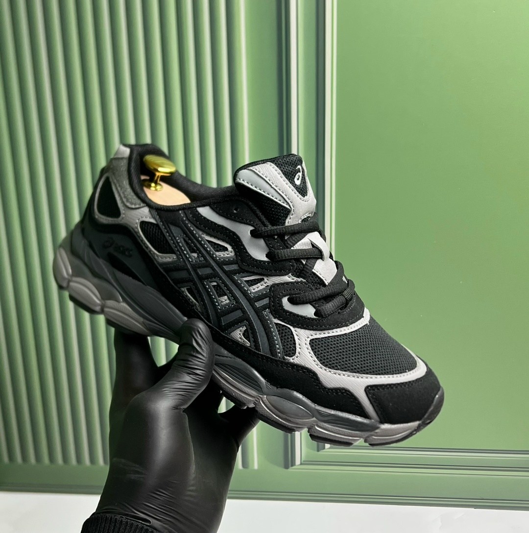 кроссовки asics gel-nyc,кроссовки мужские asics,кроссовки asics,спортивные кроссовки asics gel nyc asics цвет серый черный,кроссовки asics gel