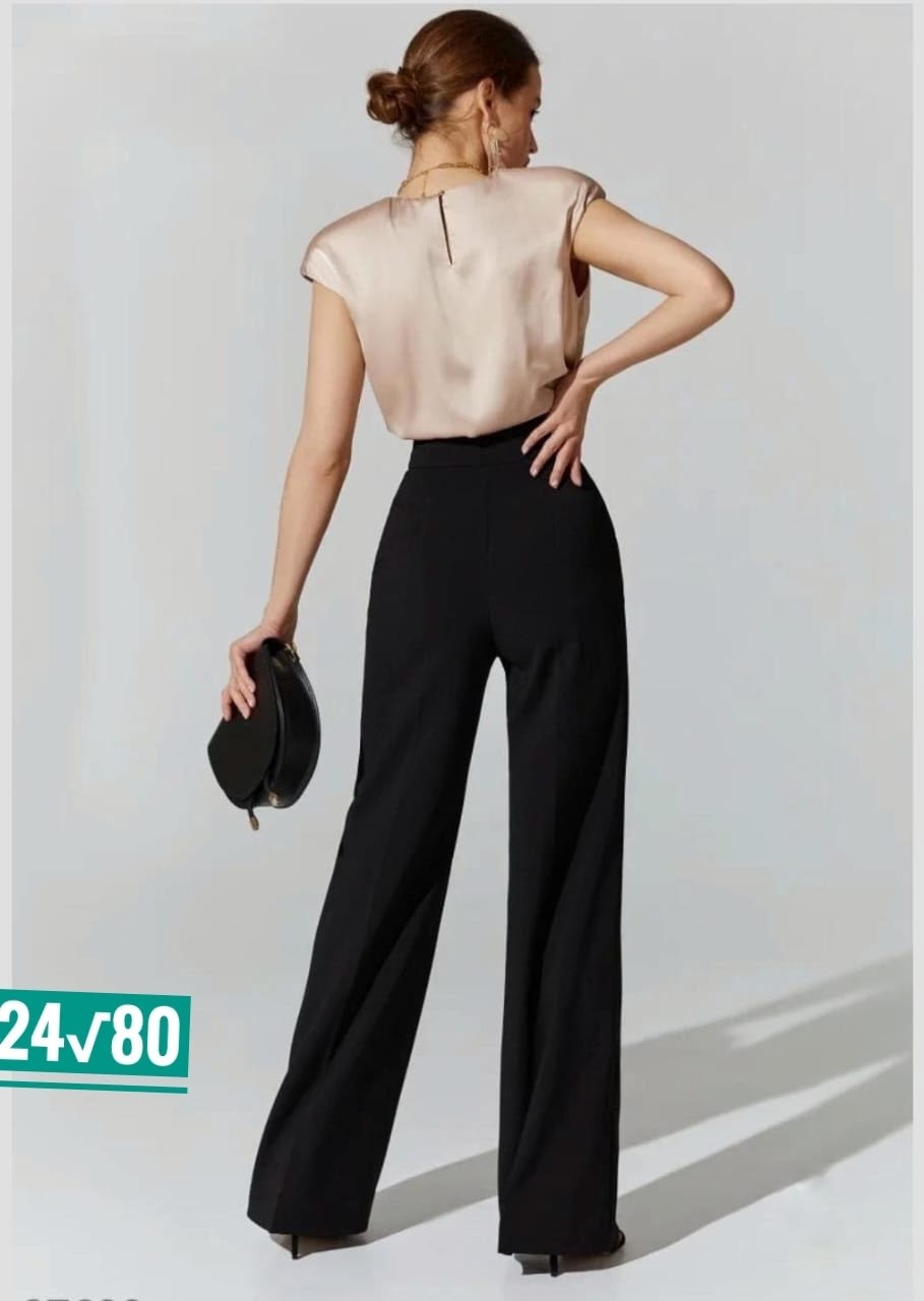 белые брюки палаццо,белые брюки женские,женские брюки классические палаццо,брюки палаццо женские арт. 10063995,брюки-палаццо