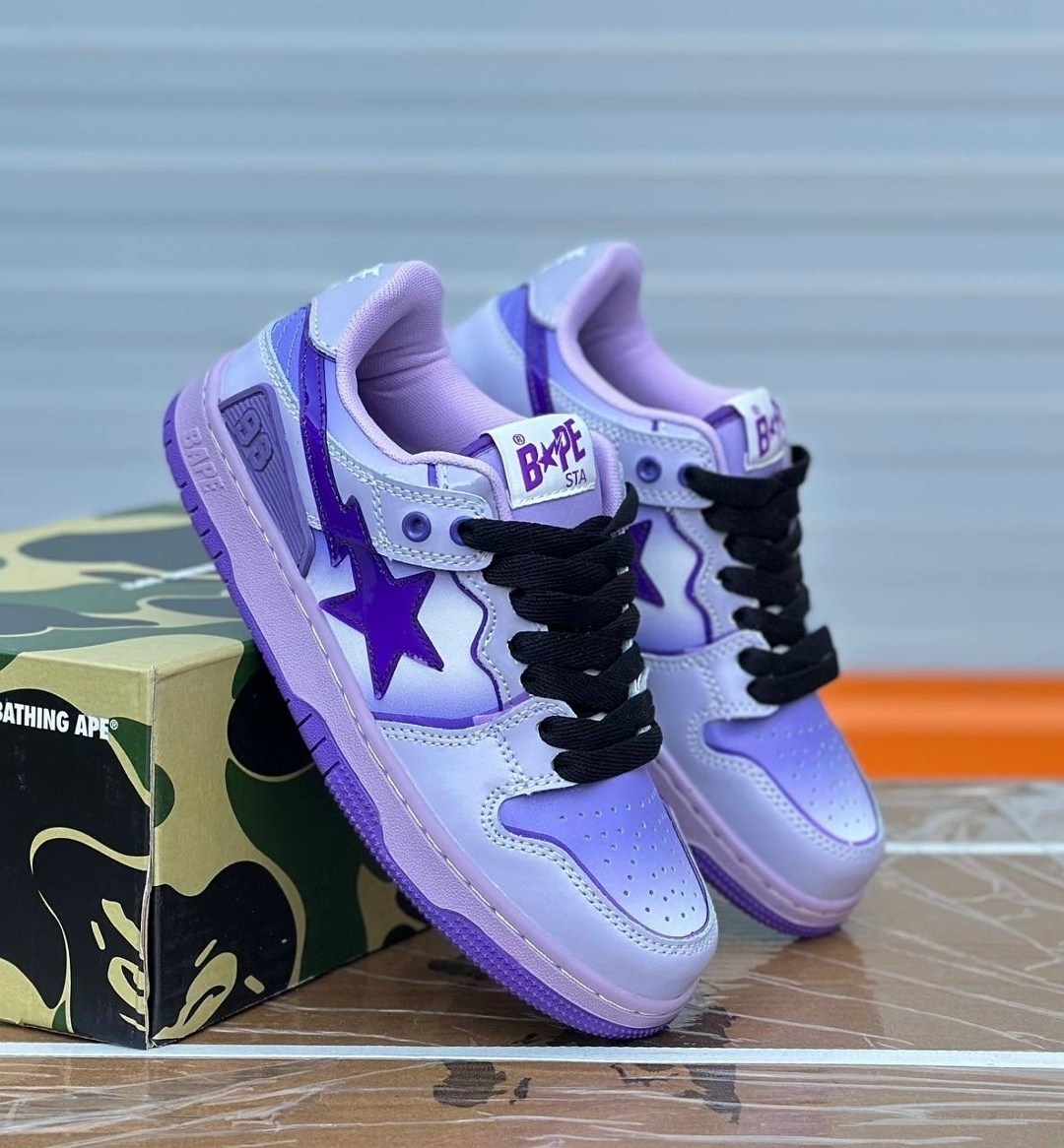 кроссовки bape,кроссовки bape sta,кроссовки bape sta фиолетовые,кроссовки,кроссовки a bathing ape