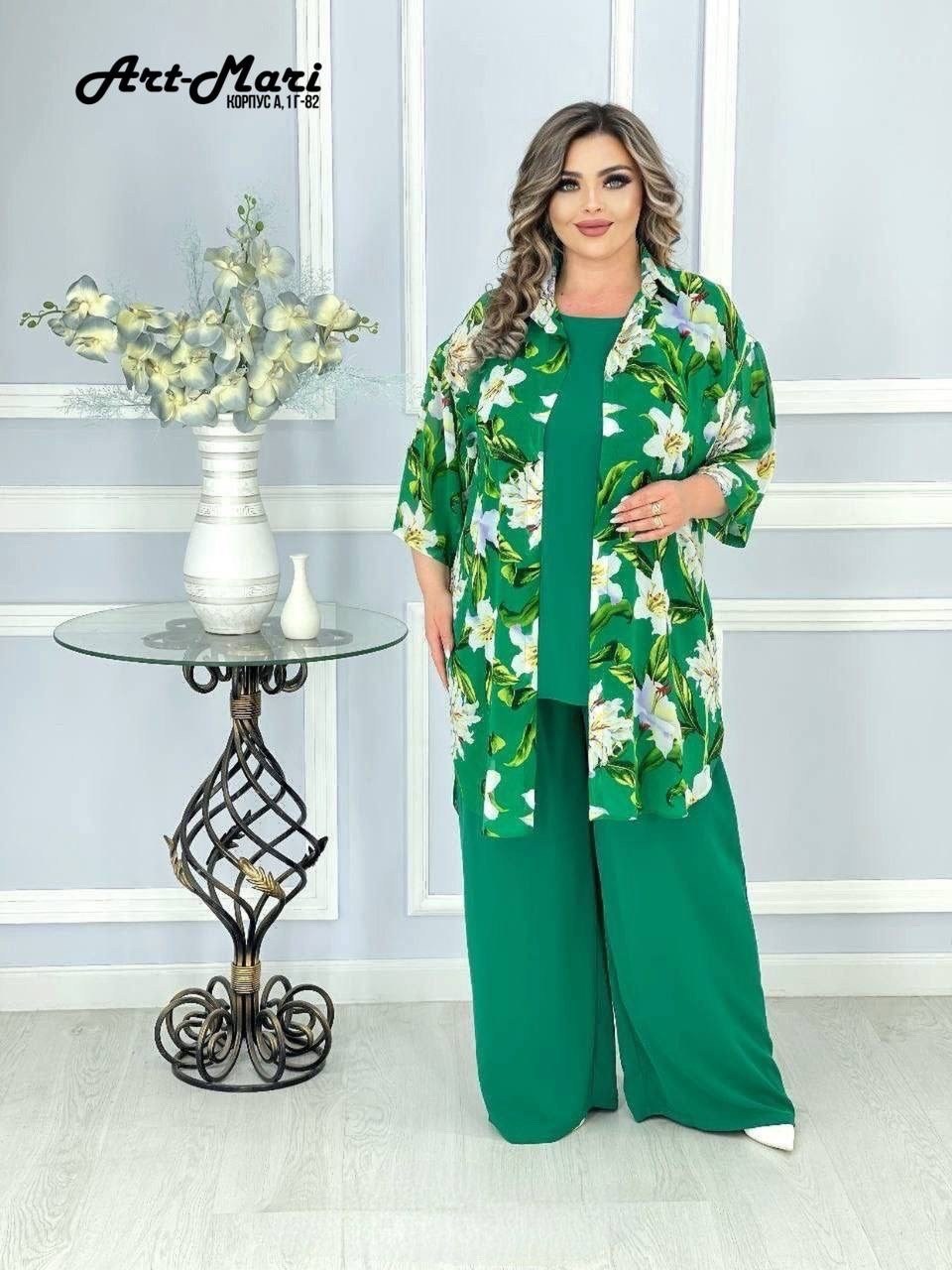 нарядный брючный костюм, больших размеров,женские костюмы,женские костюмы больших размеров,женский брючный костюм