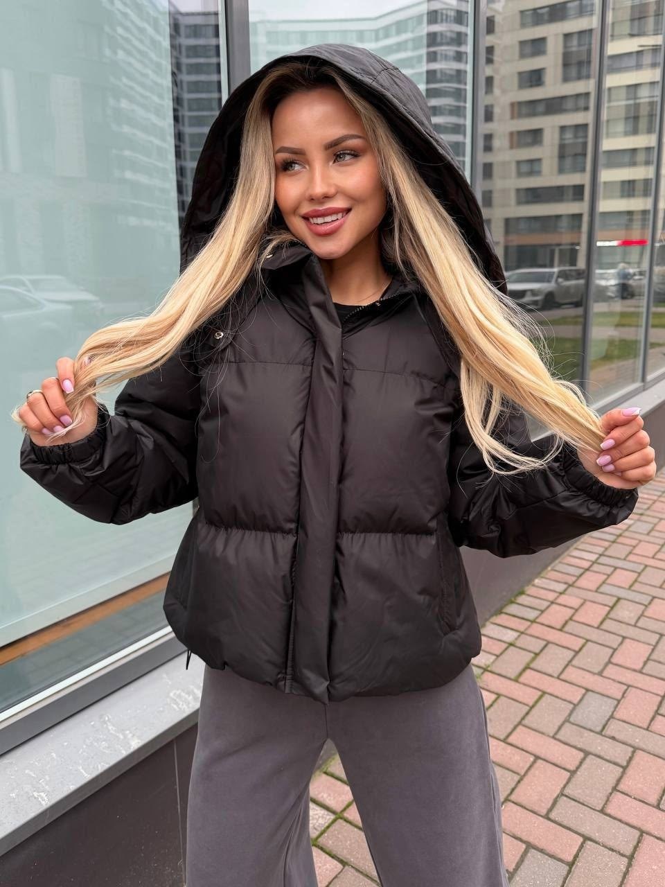 куртка женская,куртка женская демисезонная,куртка,женская зимняя куртка,куртка зимняя оверсайз с капюшоном the onyx 482815808