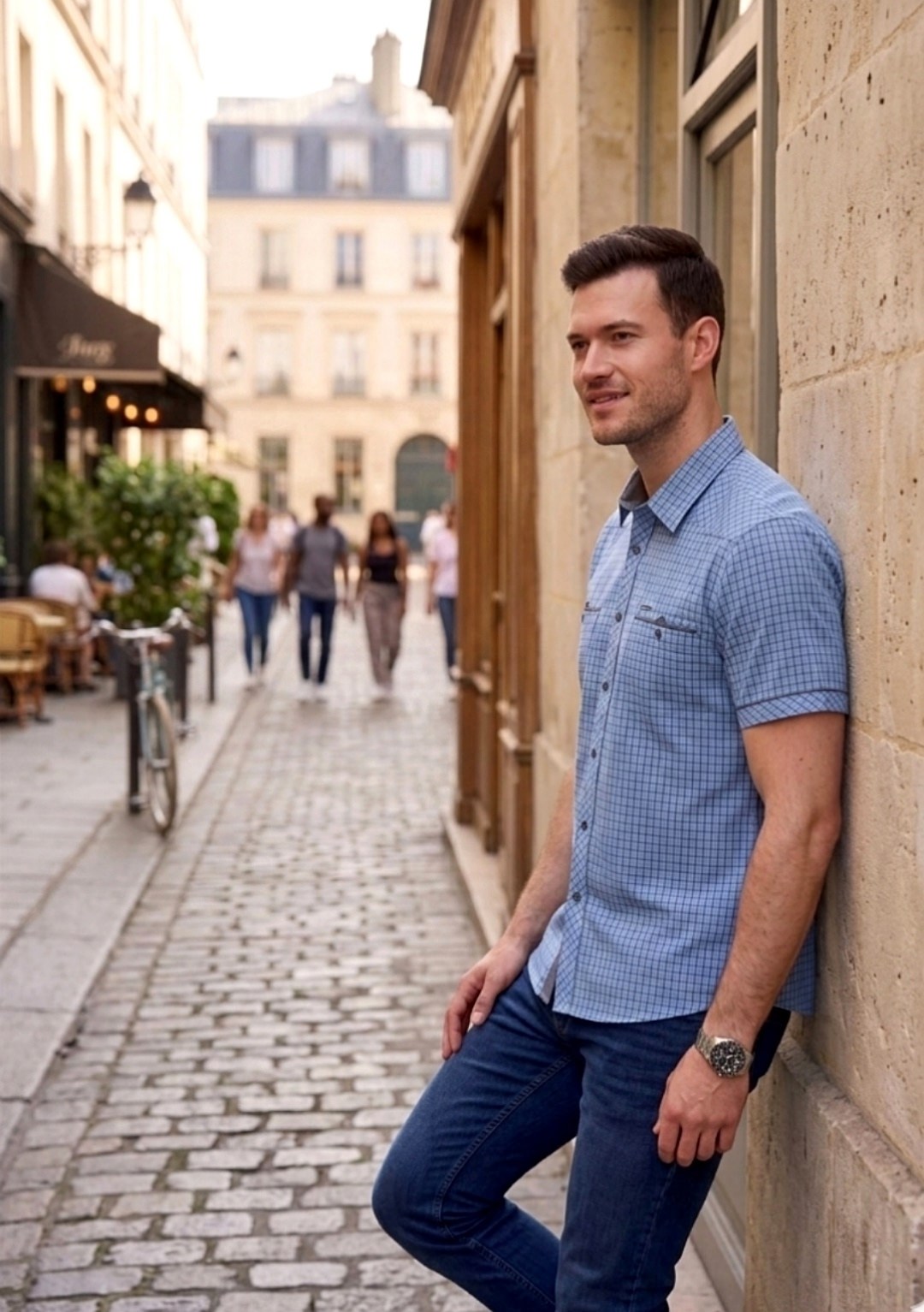 рубашка с короткими рукавами в клетку,рубашка с коротким рукавом,рубашка с коротким рукавом в клетку italomania,мужская рубашка,мужская мода