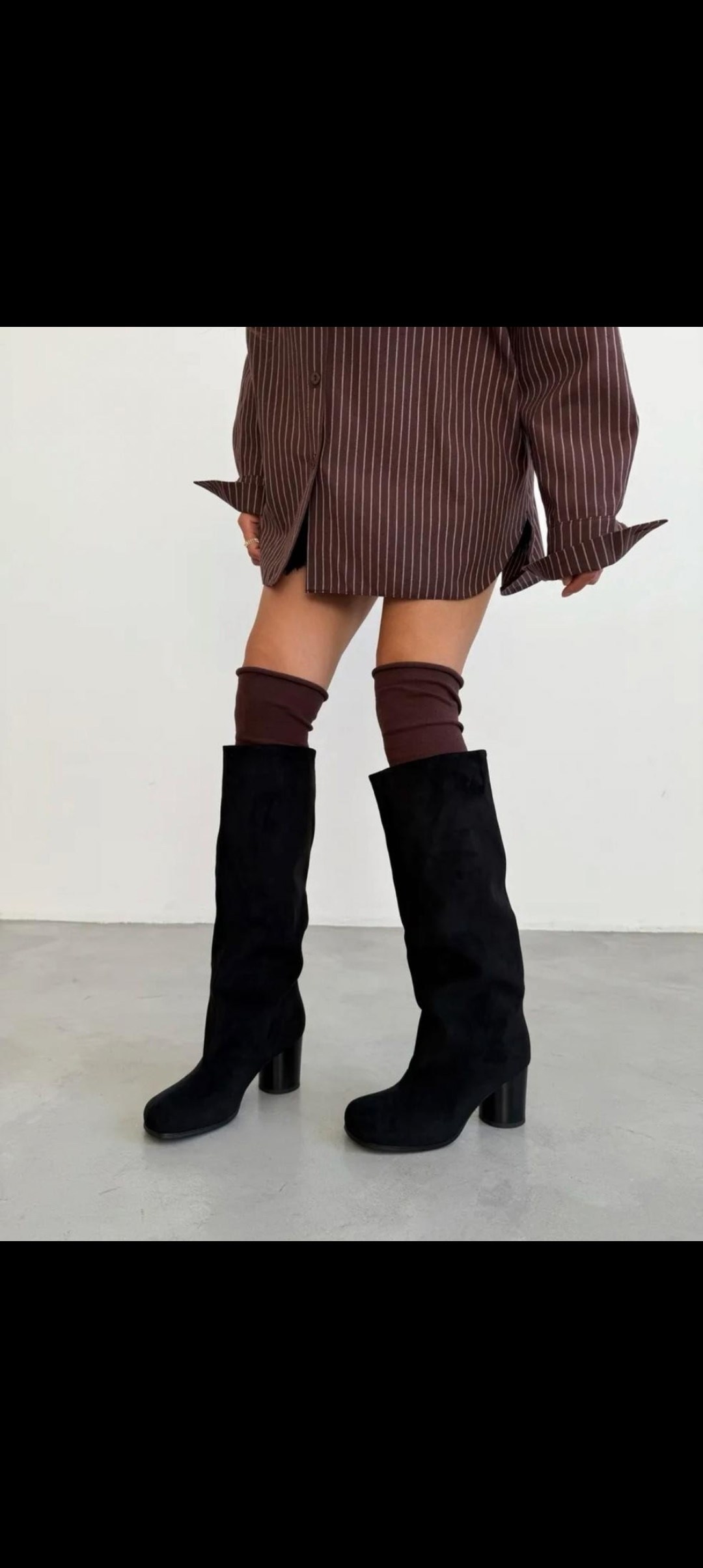 замшевые сапоги,замшевые ботфорты,замшевые сапоги на каблуке,сапоги ботфорты,ботфорты демисезонные замшевые чулки на каблуке lux