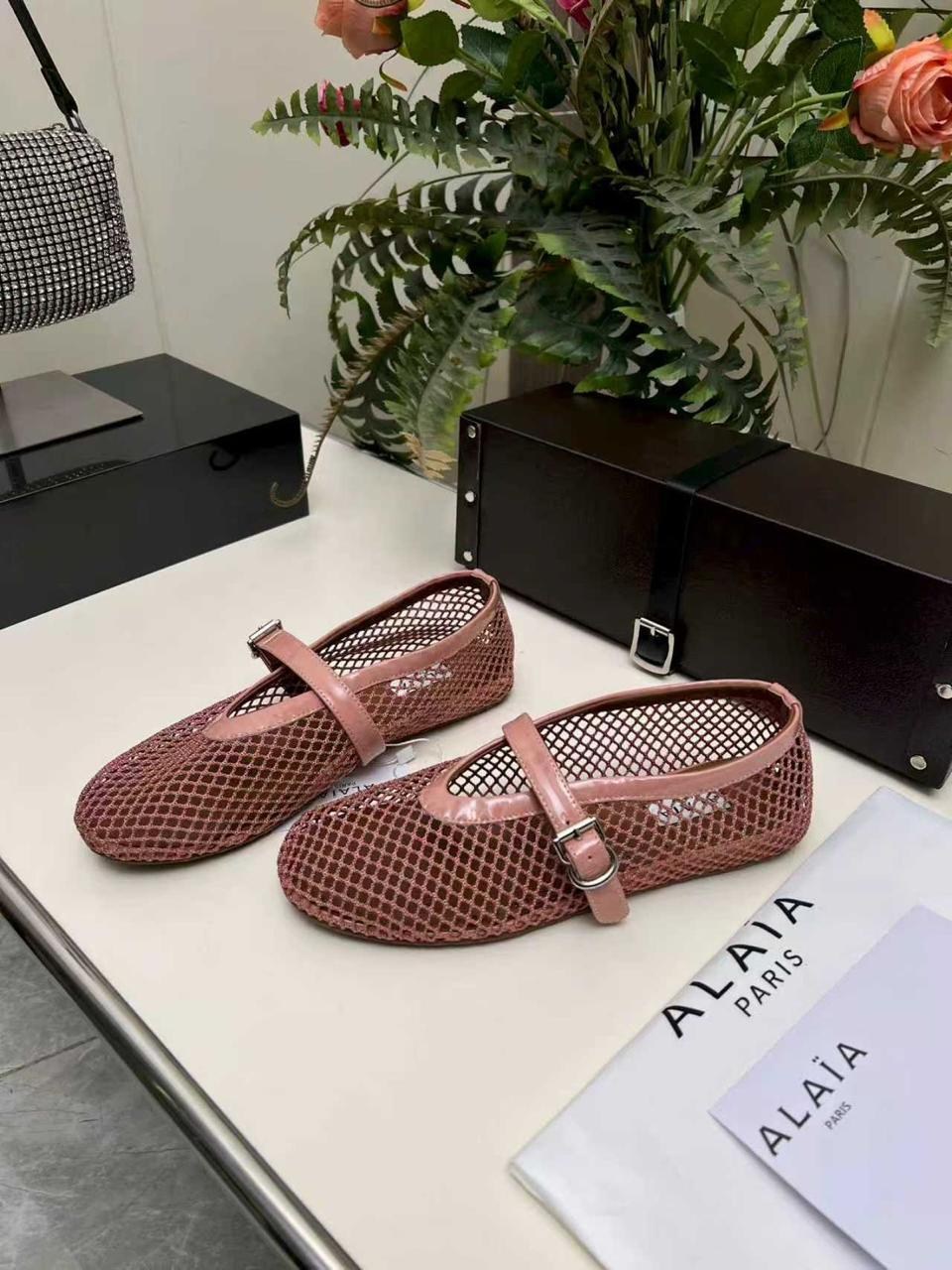 балетки alaia,,балетки кожаные,модная женская ,сандалии alaia