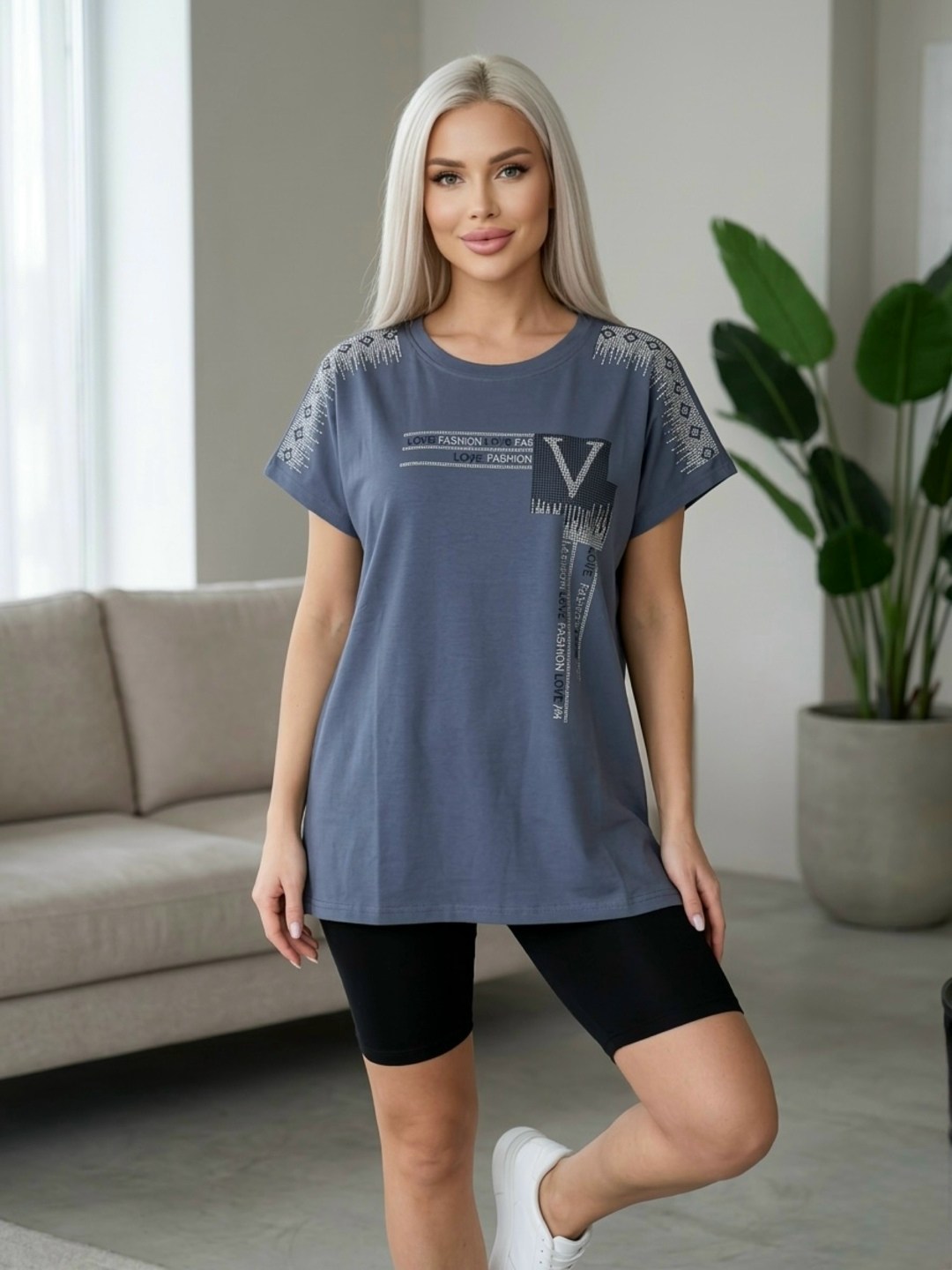 футболки женская оверсайз,женская футболка,женская футболка больших размеров,футболка оверсайз со стразам,футболка со стразами