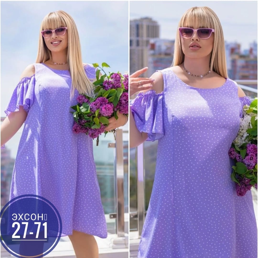 платье женское в горох,платья женские больших размеров,платье стильное,платья в горошек,женское платье в горошек