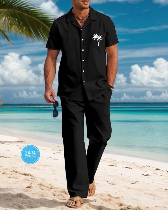 костюм для отдыха,мужской костюм двойка,,костюм мужской,летние мужские костюмы