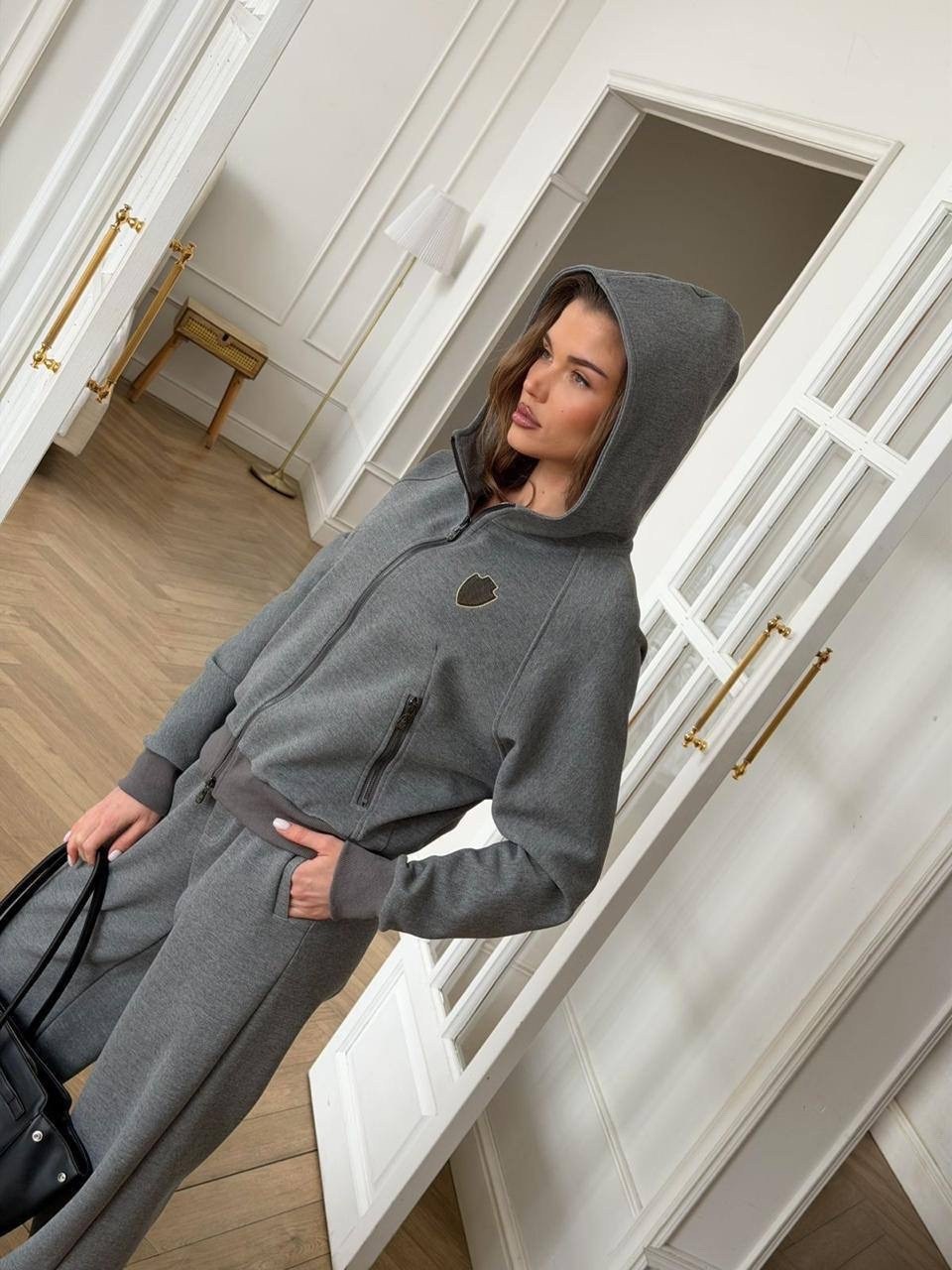 костюм деним с кофтой на замке и брюками aisha comfort,костюм деним с кофтой на замке и брюками aisha comfort цвет серый,костюм деним с кофтой на замке и брюками aisha comfort 262933672,женский костюм