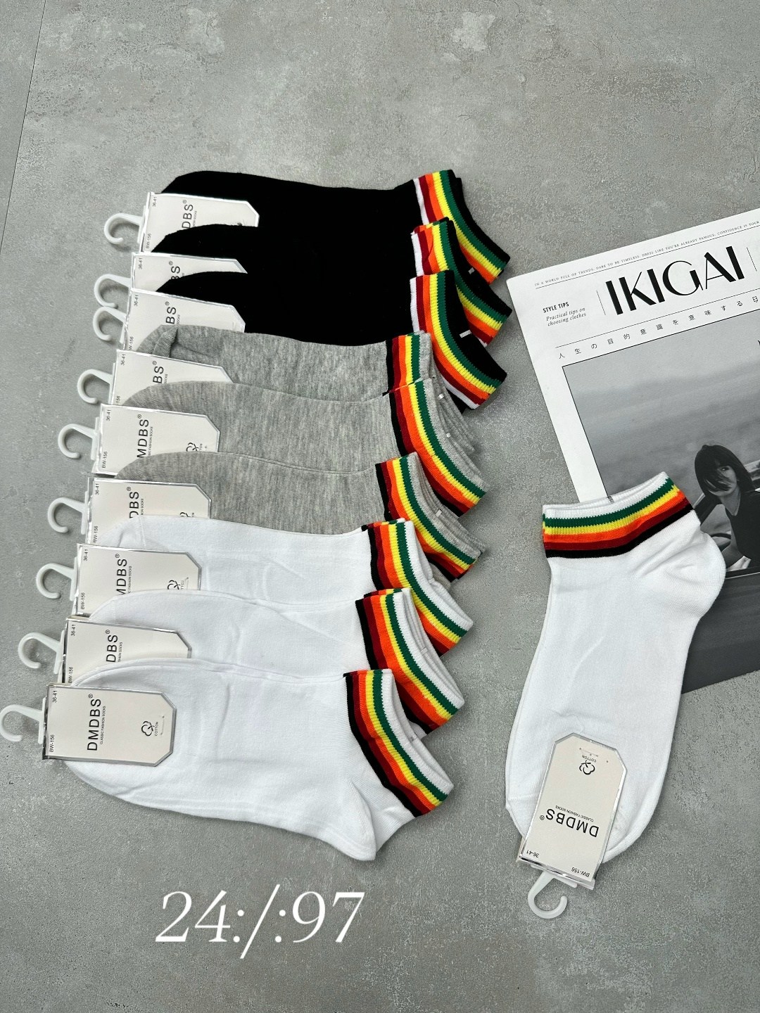 носки женские,женские носки хлопковые,радужные носки,носки разноцветные в полоску женские,модные носки