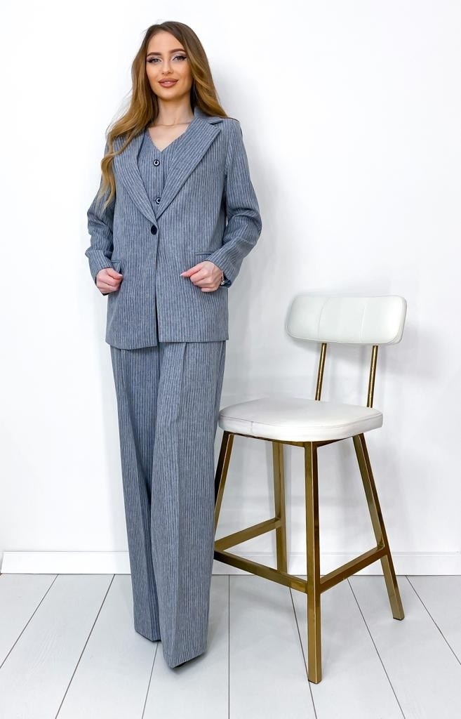 pur pur костюм брючный,костюм брючный 9146 серый daloria,женский костюм,брючный костюм pirs 5525 серо-голубой,костюм тройка женский брючный