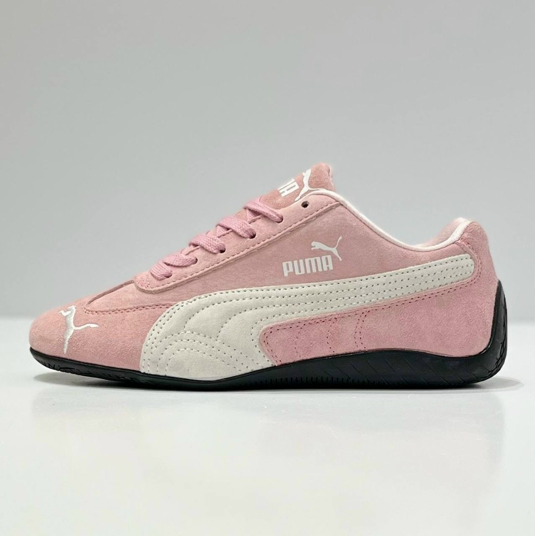 женские кроссовки puma,кроссовки puma speedcat,кроссовки puma,puma розовые замшевые кроссовки speedcat для женщин,кроссовки speedcat og светло-розового цвета puma