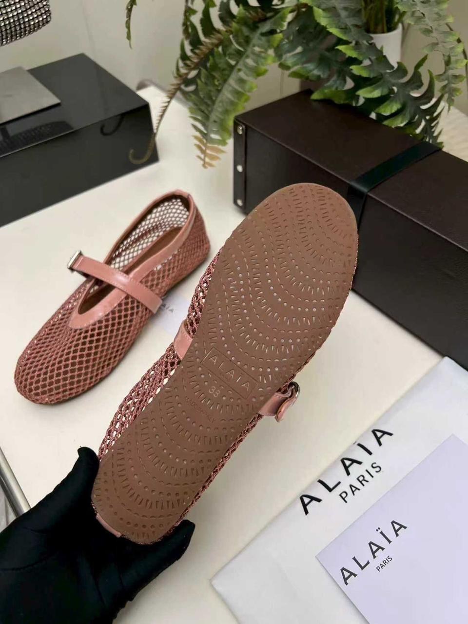 балетки alaia,,балетки кожаные,модная женская ,сандалии alaia