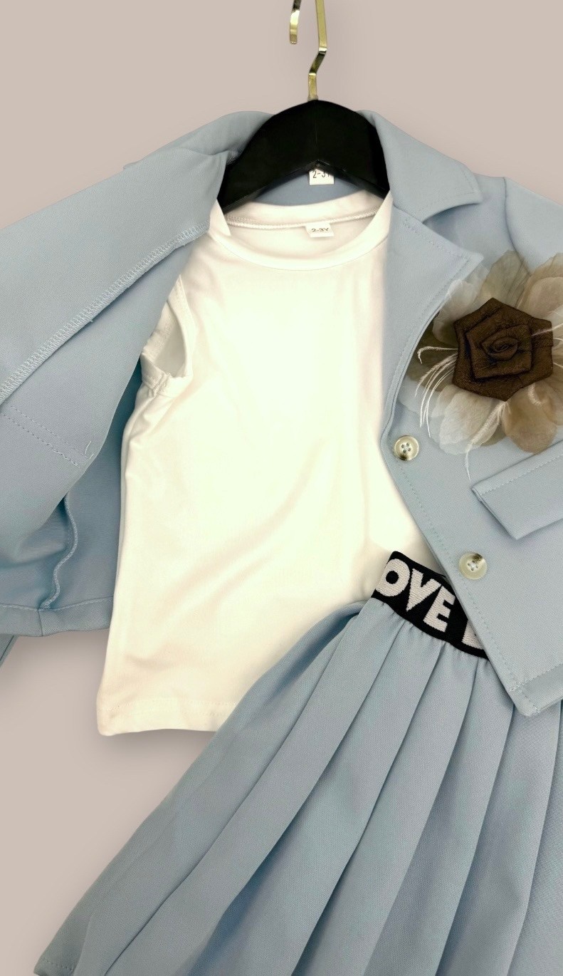 комплект одежды для девочек,костюм с юбкой для девочки,модный костюм для девочек,жакет для девочек,одежда для девочек